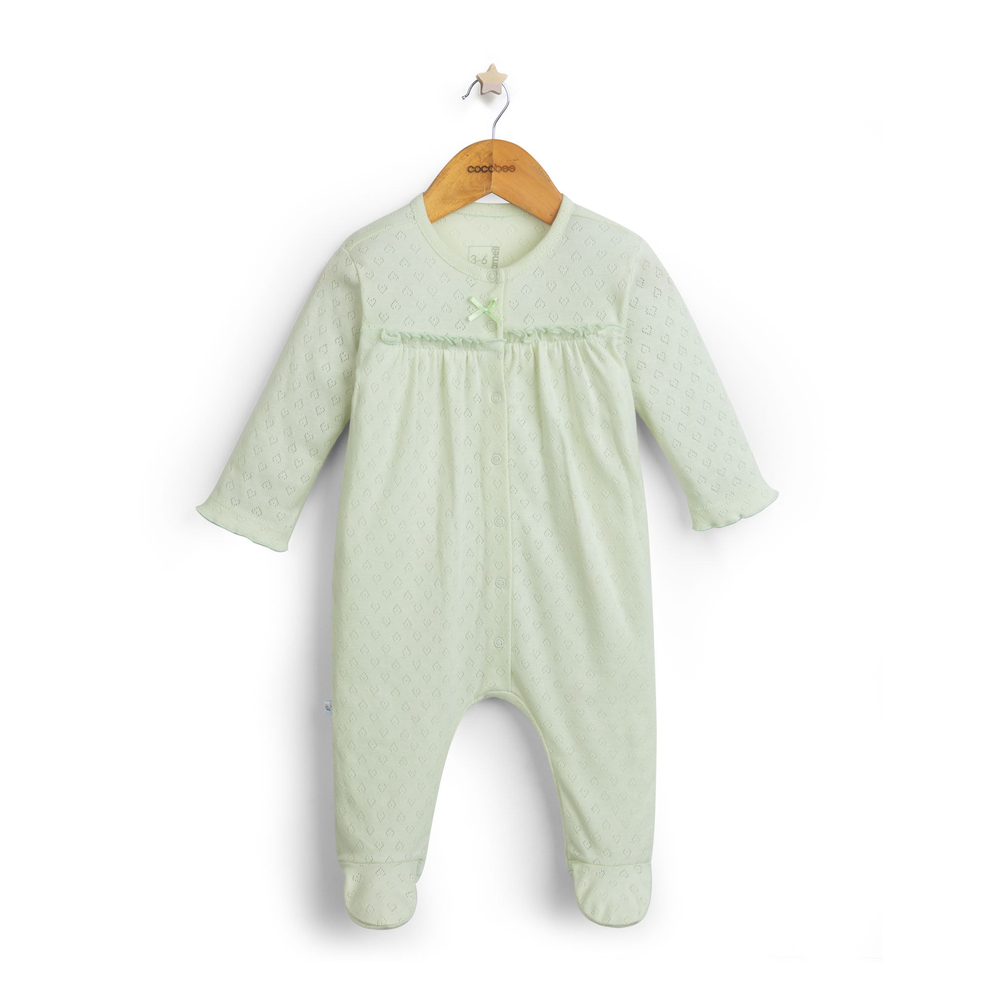 Pistachio Baby Romper