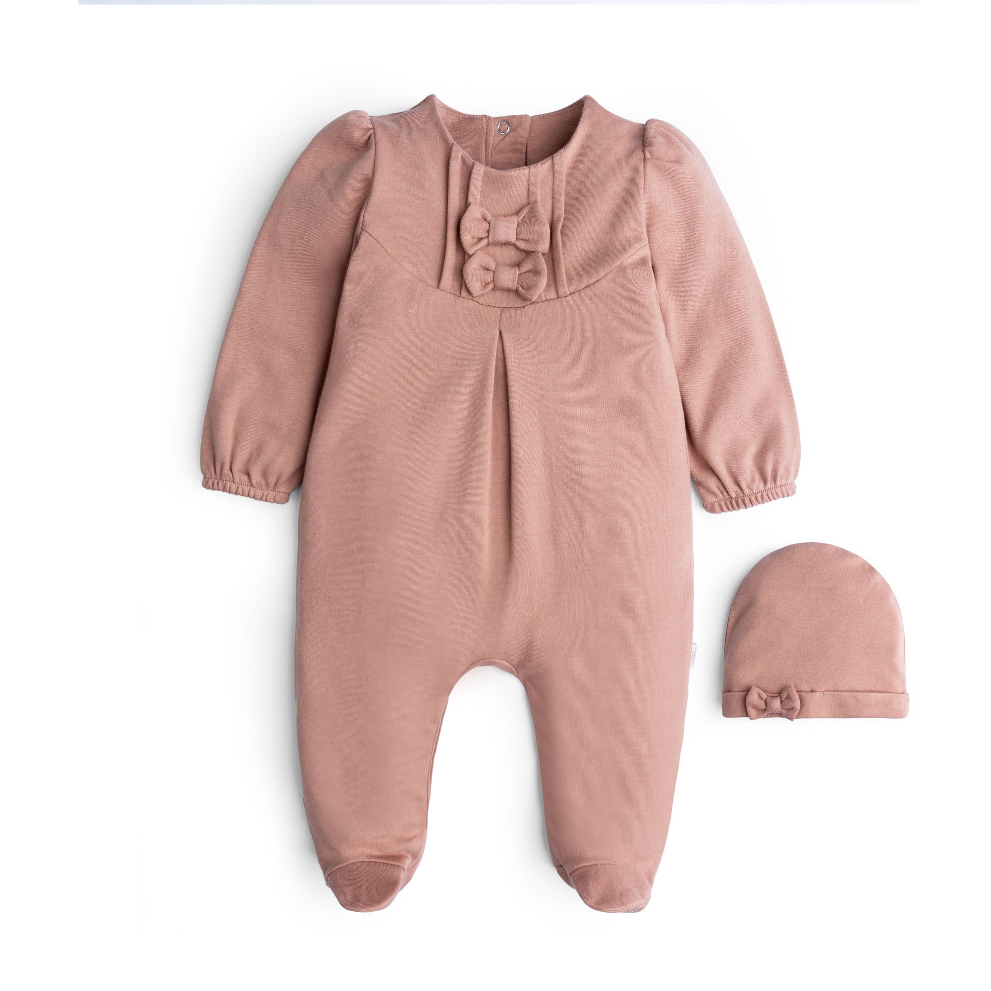 Baby Bow Footie Romper