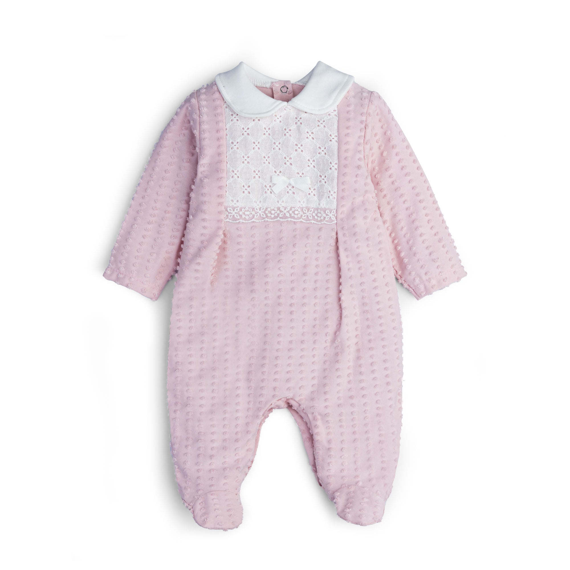 Candy Pink Footie Romper