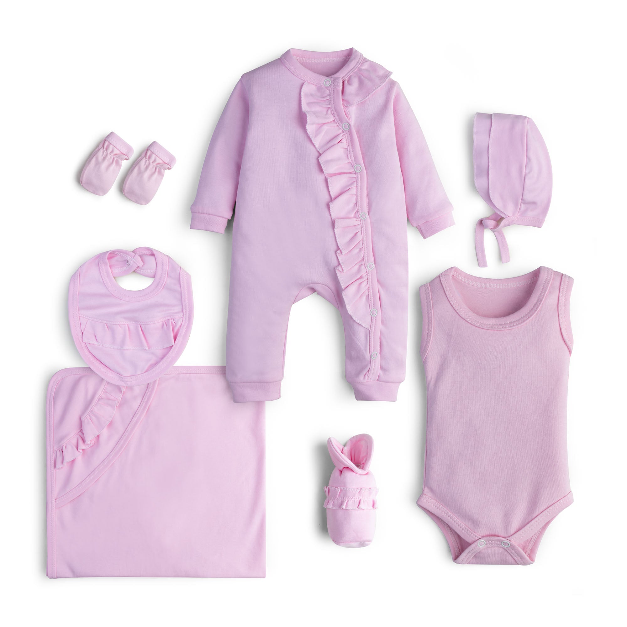 Frilly Pink 7-Pack Set