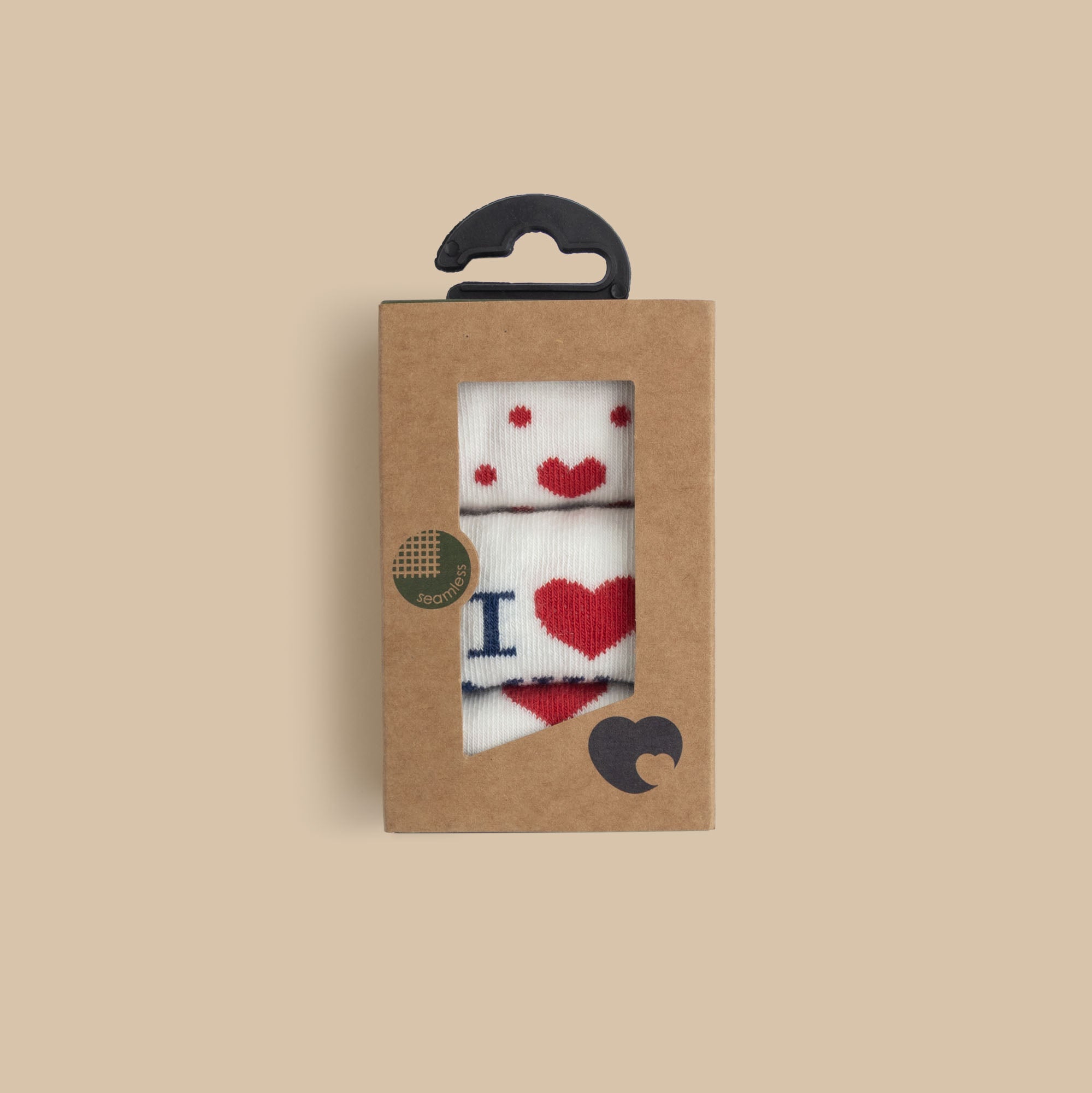 Tiny Hearts 3-Pack Socks