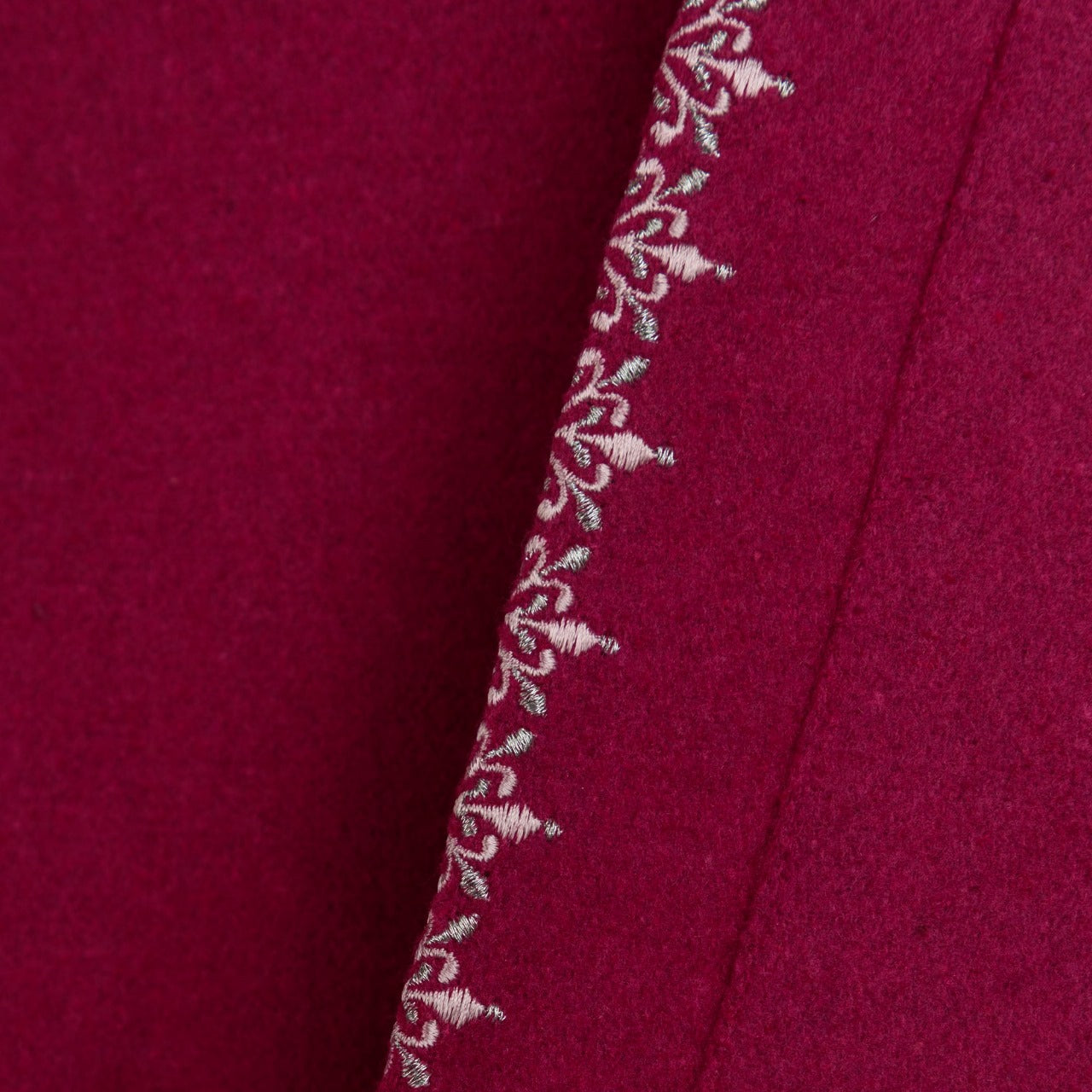 Magenta Grace Embroidered Coat