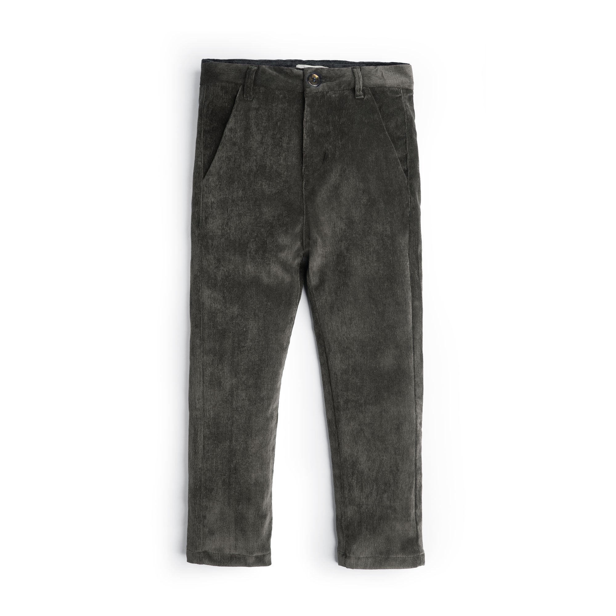 Charcoal Buttoned Pant