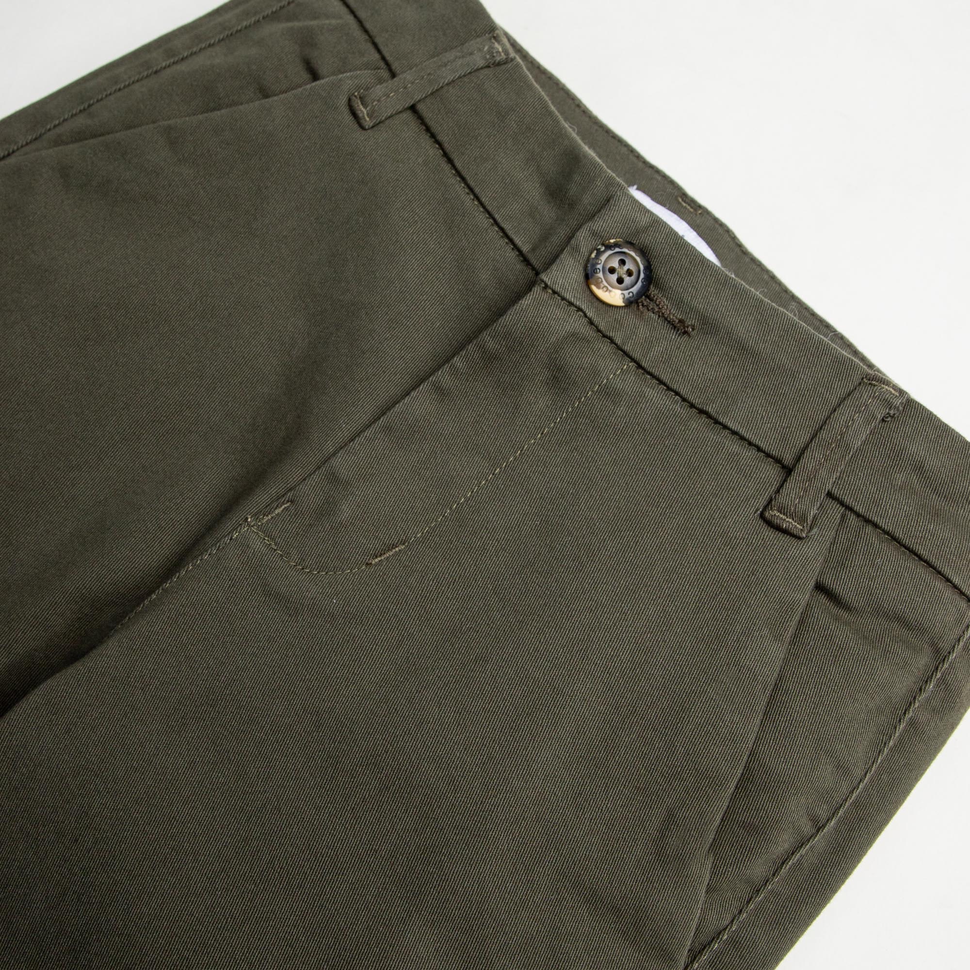 Olive Green Cotton Pant