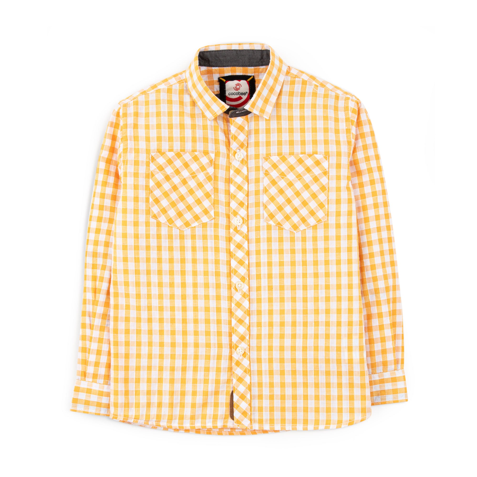 Mustard Checkered Shirt