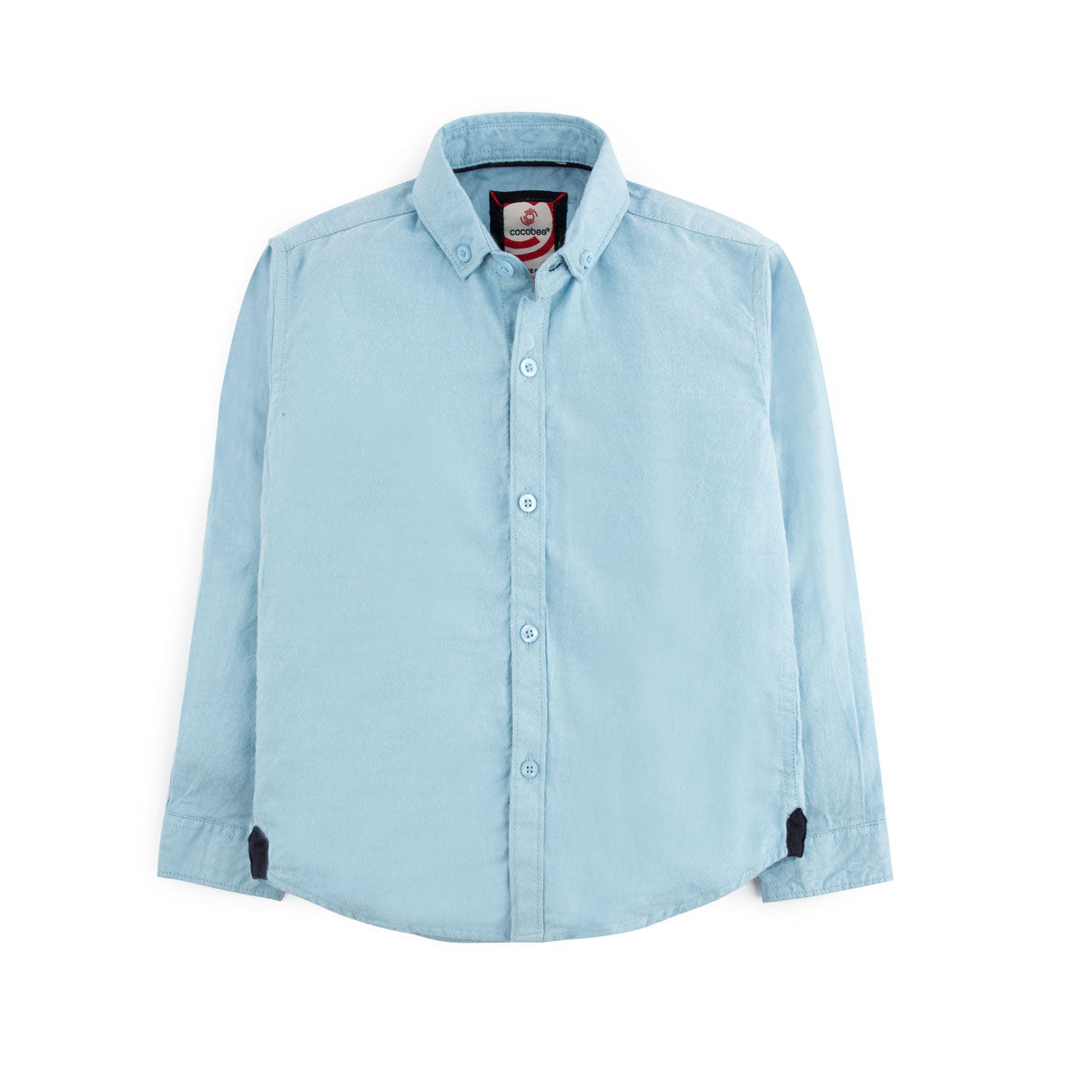 Ice-Blue Flannel Shirt