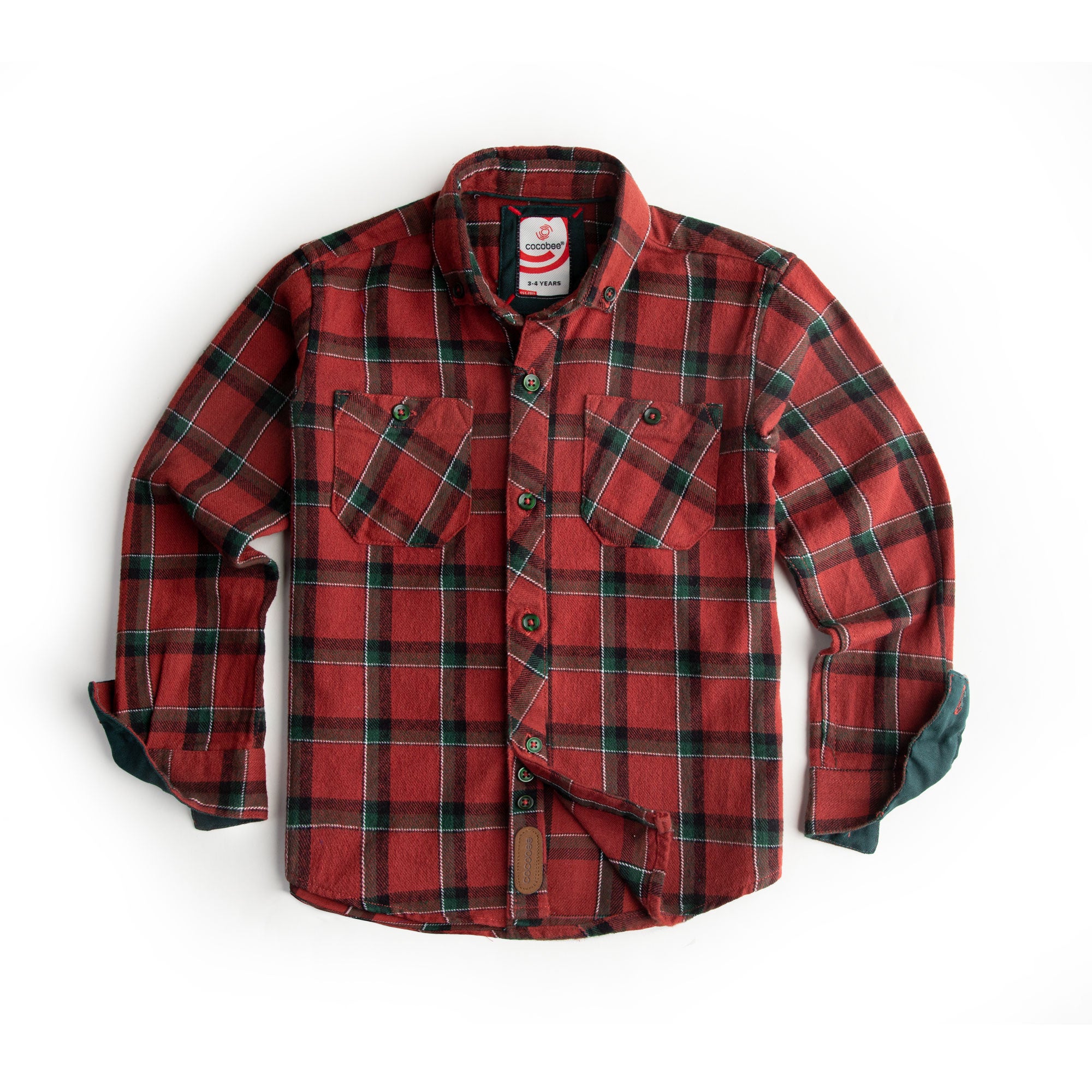 Red Double Pocket Shirt