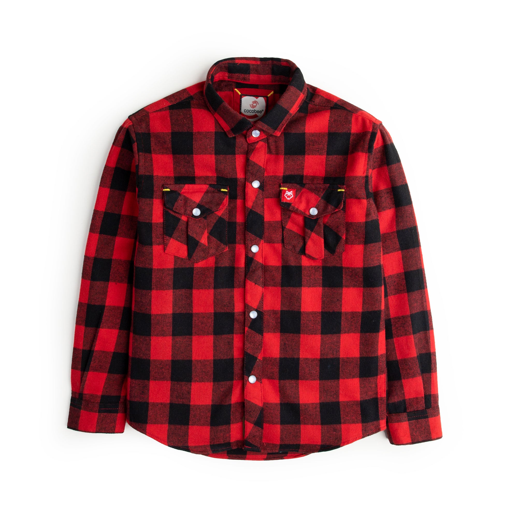 Two Tone Checkered Flannel Shirt