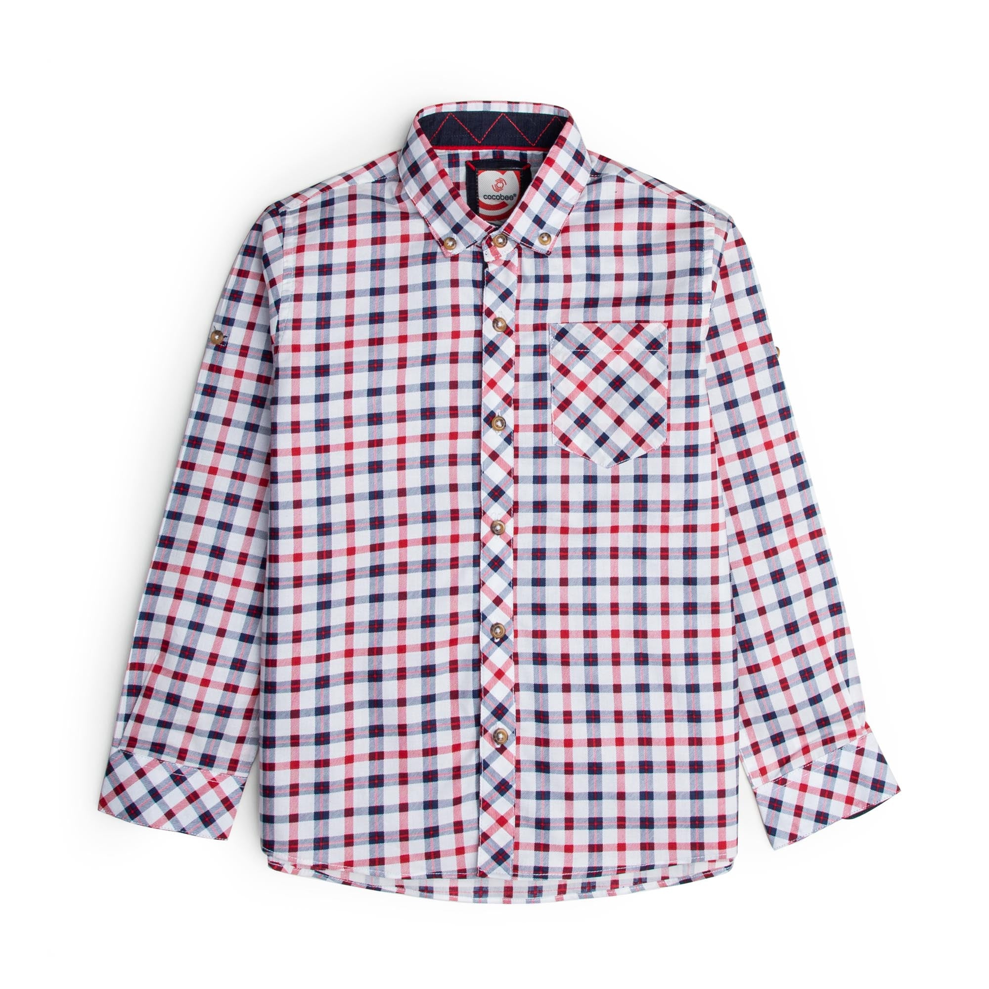 Button-down Checkered Shirt