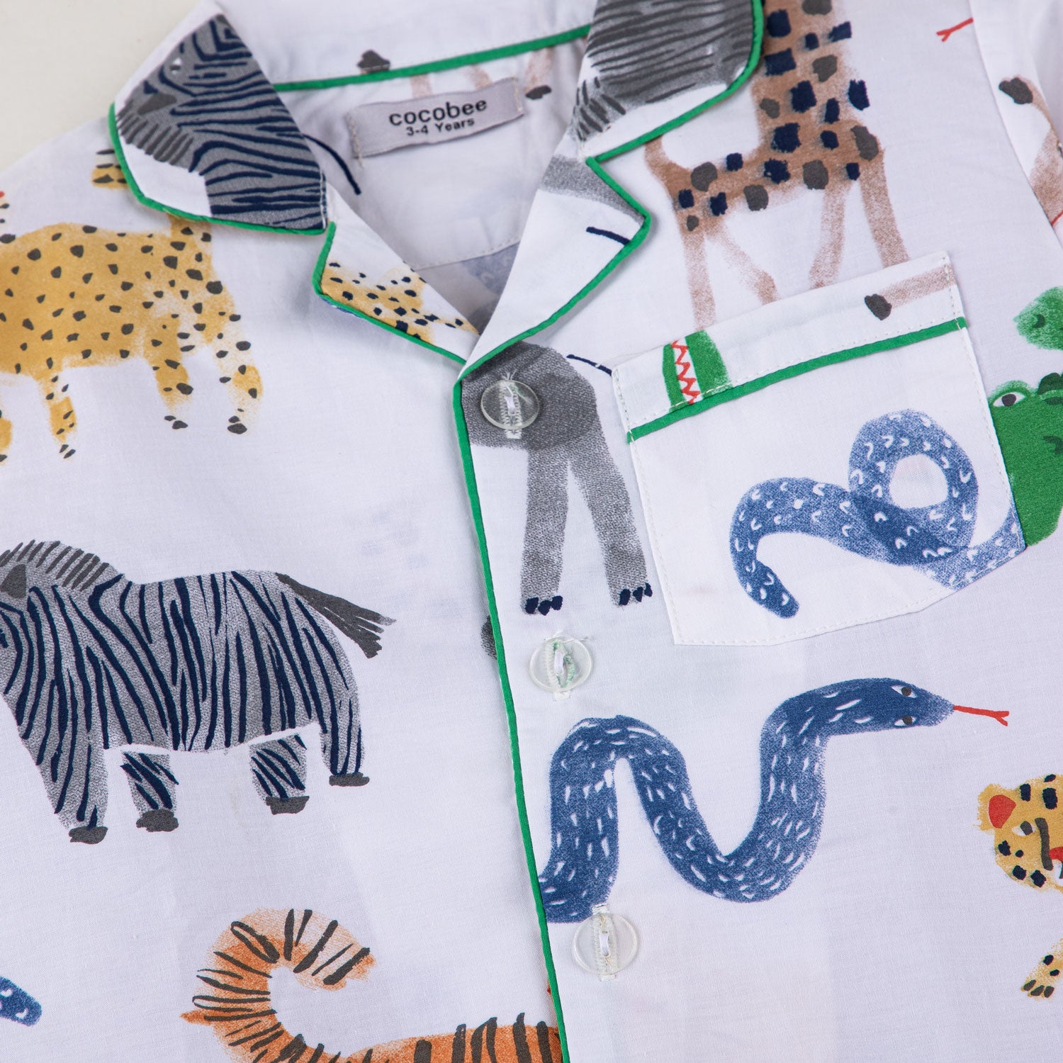 Zoo Family Printed Night Suit