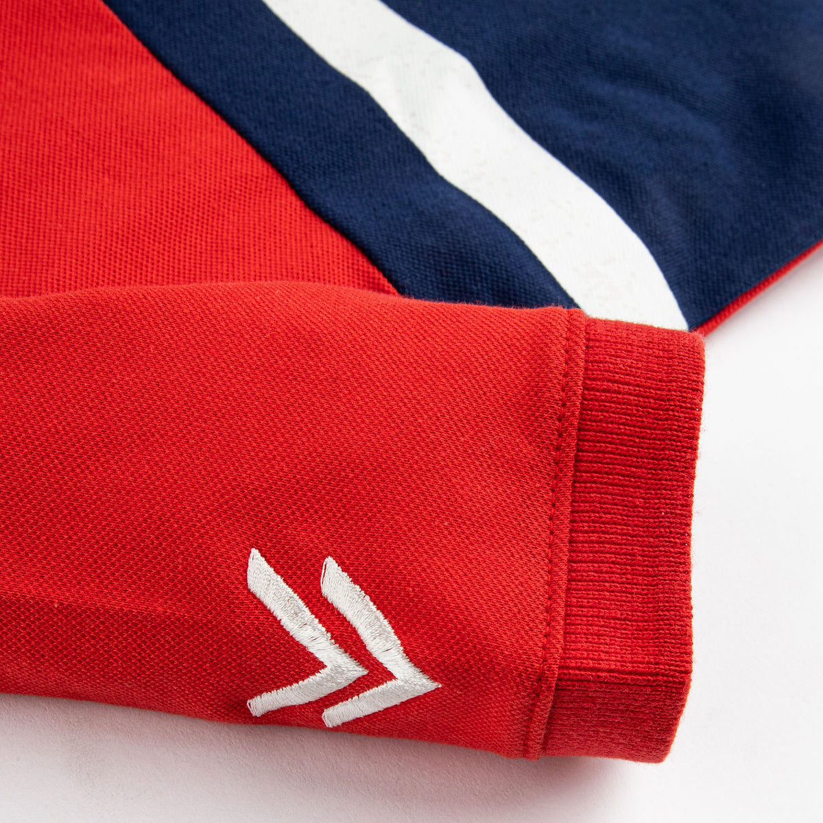 Red and Blue Color Block Polo – cocobee