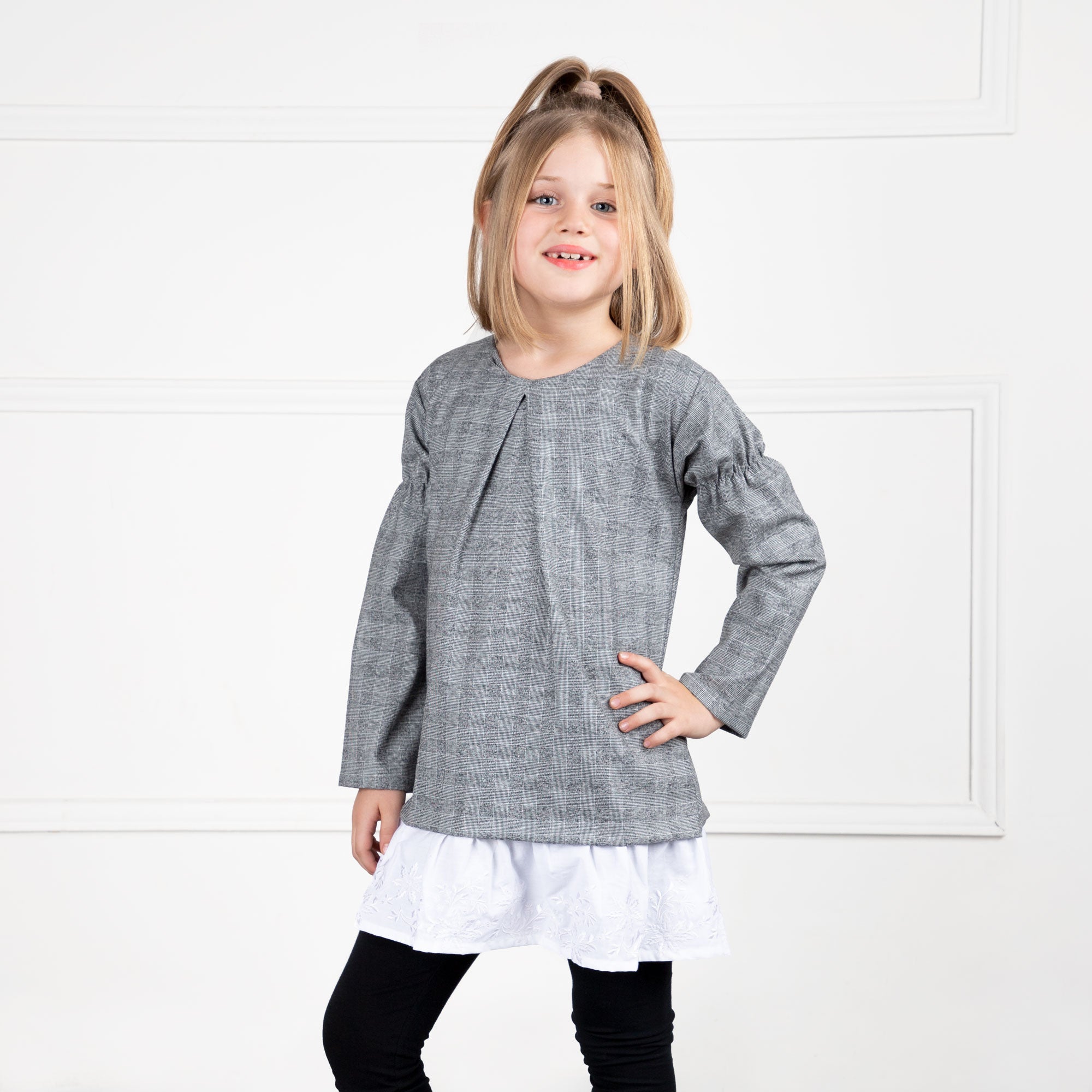 Grey Ruffle Top – cocobee