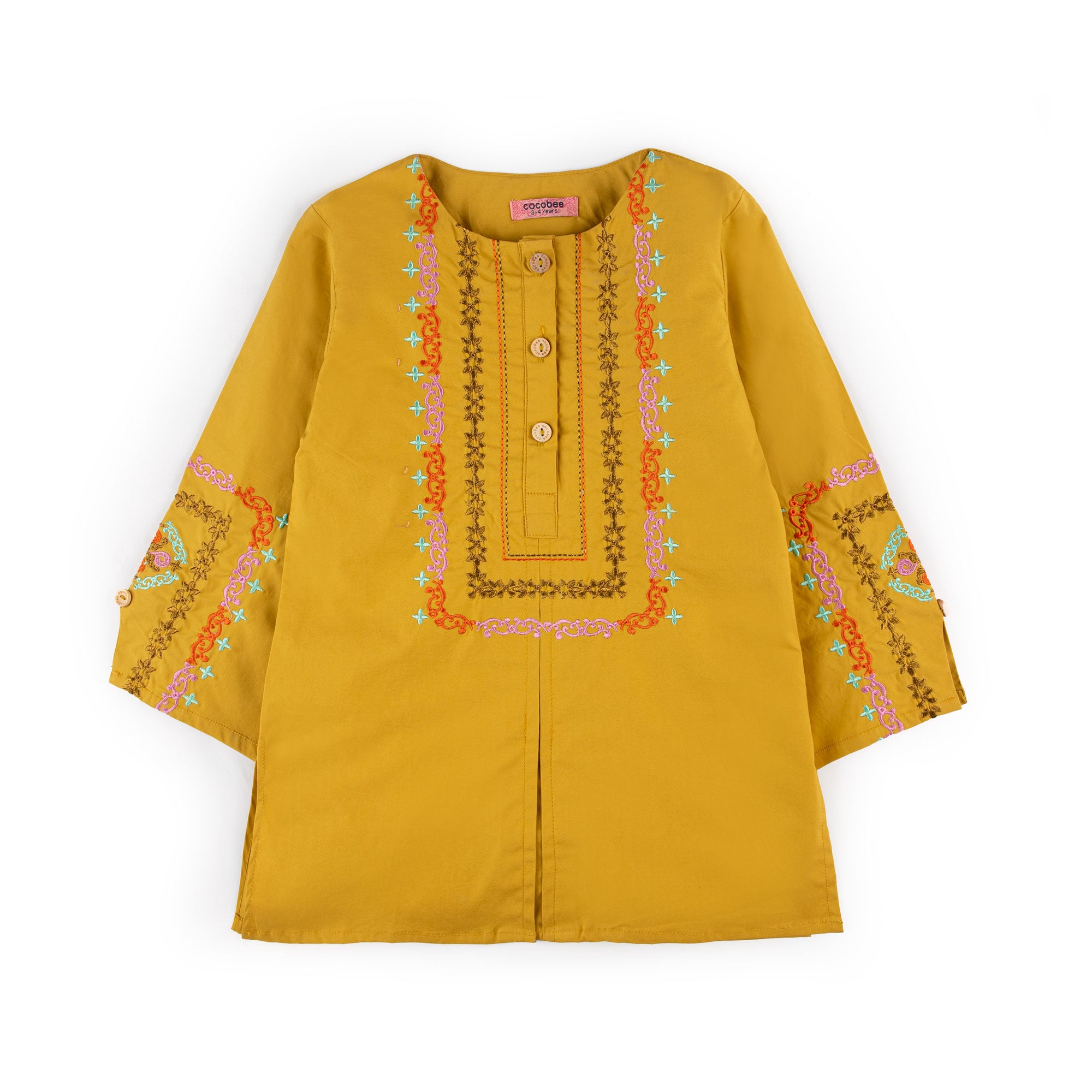 Canary Embroidered Top
