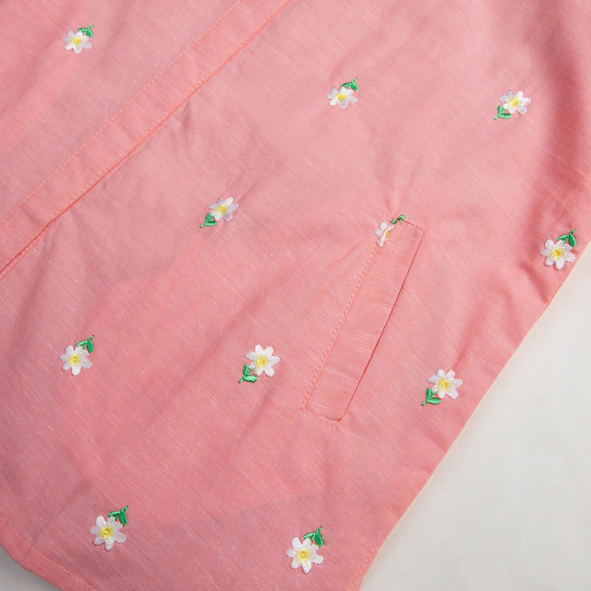 Lush Pink Embroidered Top