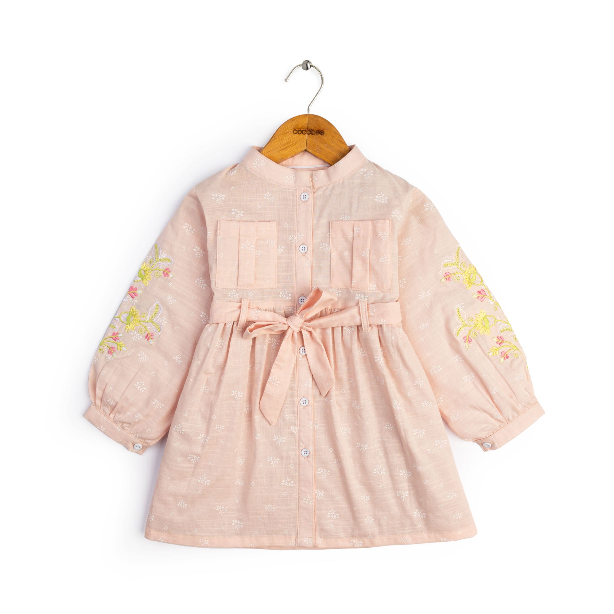 Peachy Beaut Embroidered Top