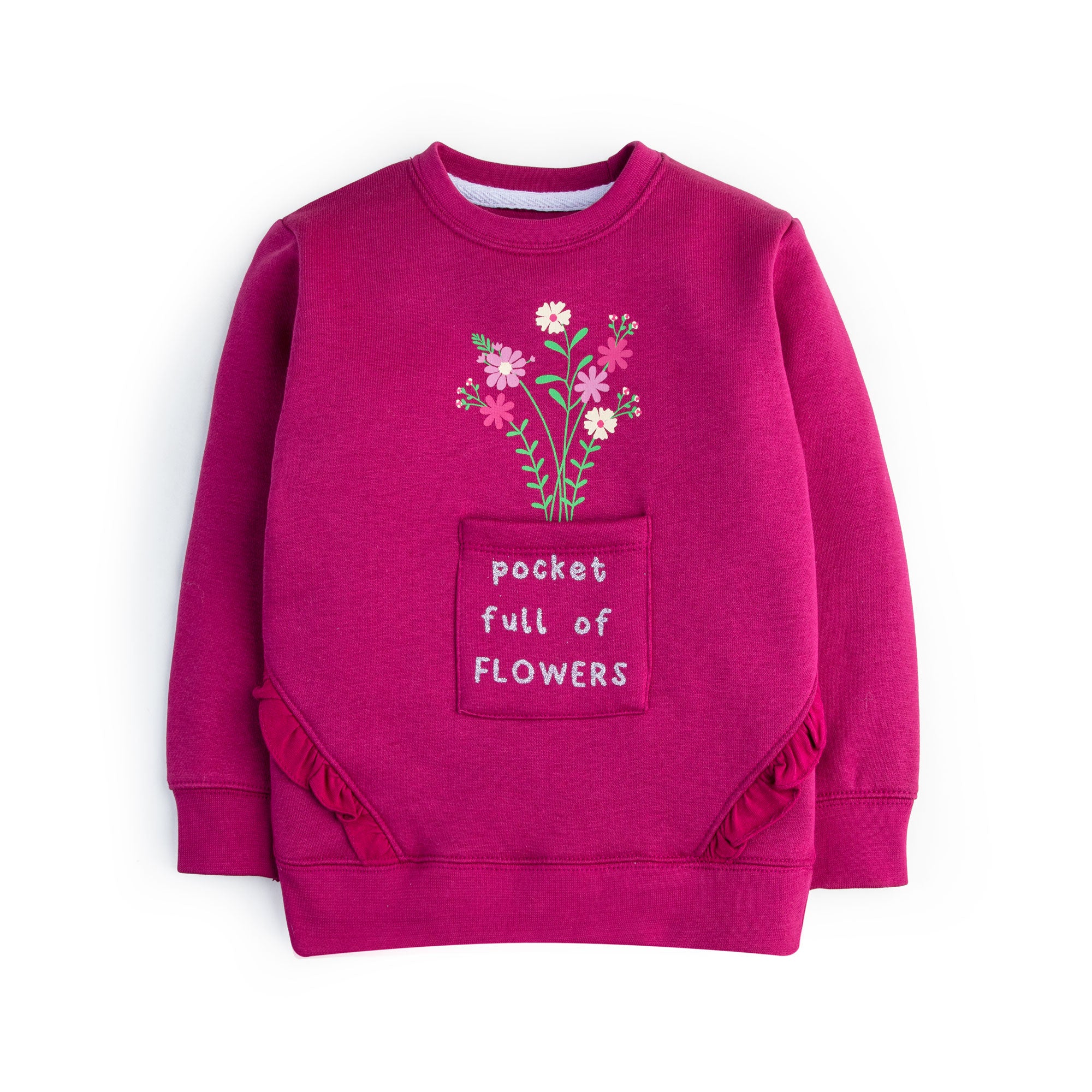Magenta Bloom Sweatshirt