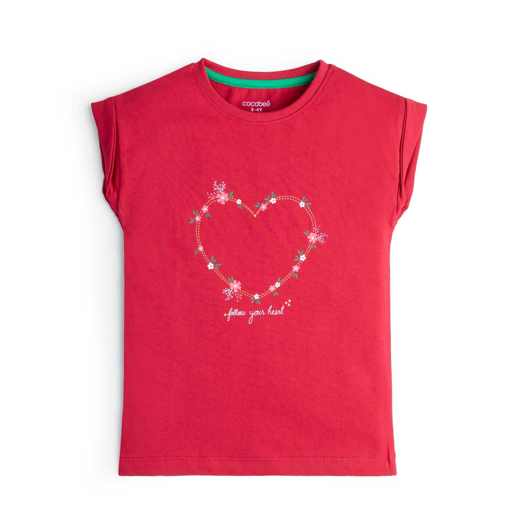Hearty Red Graphic T-shirt