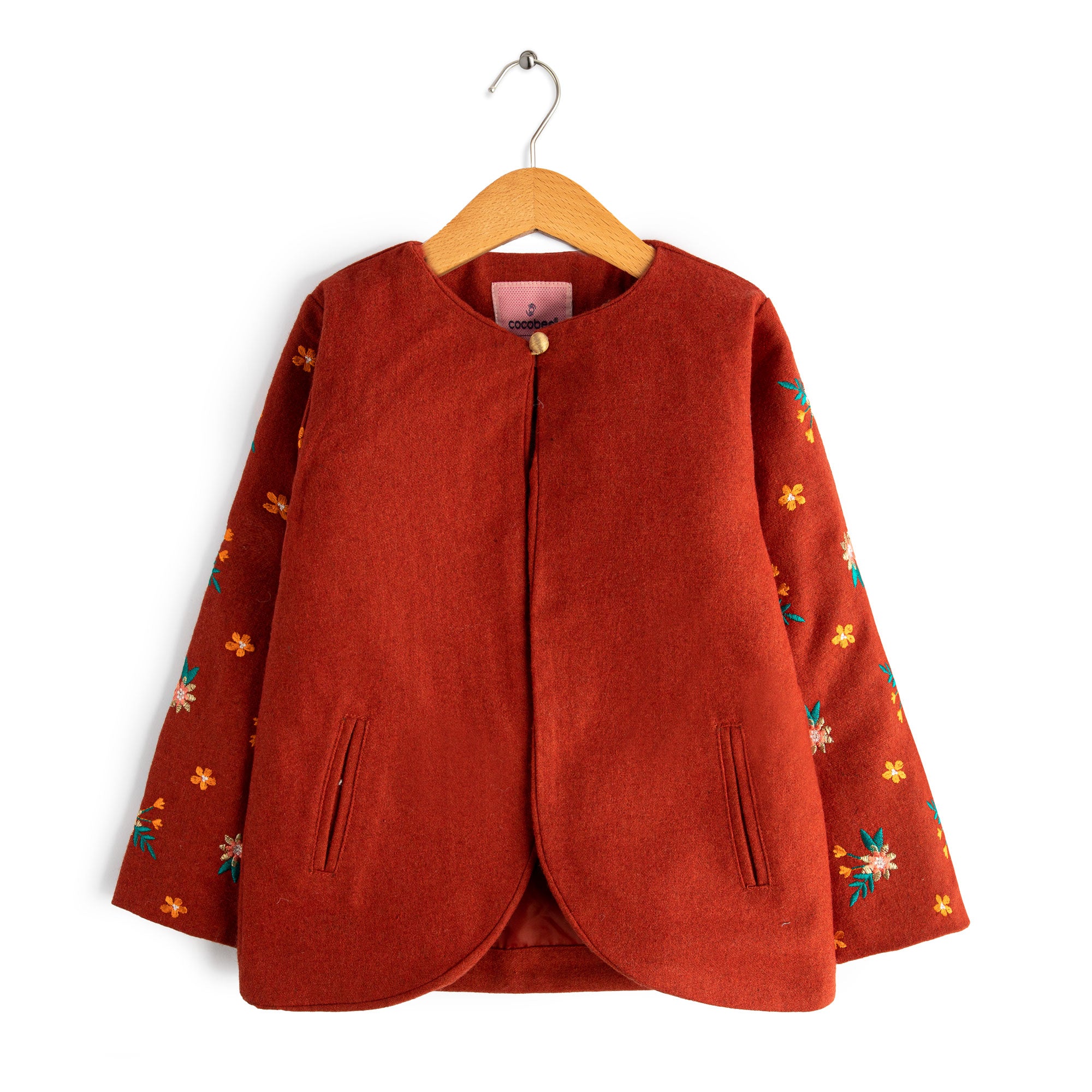 Crimson Embroidered Coat