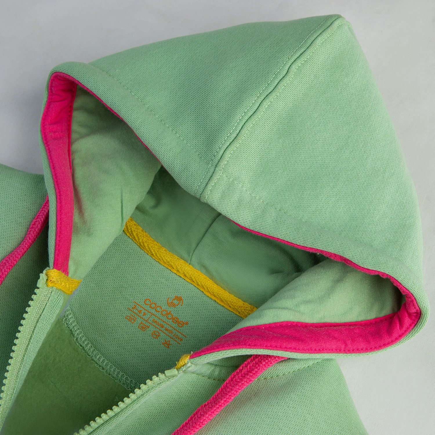 Embroidered Zipper Hoodie
