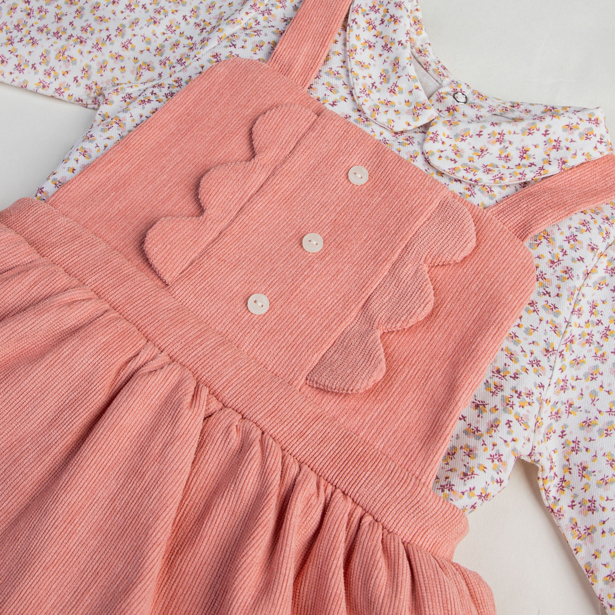 Baby 2-piece Printed Tee and Frock Set