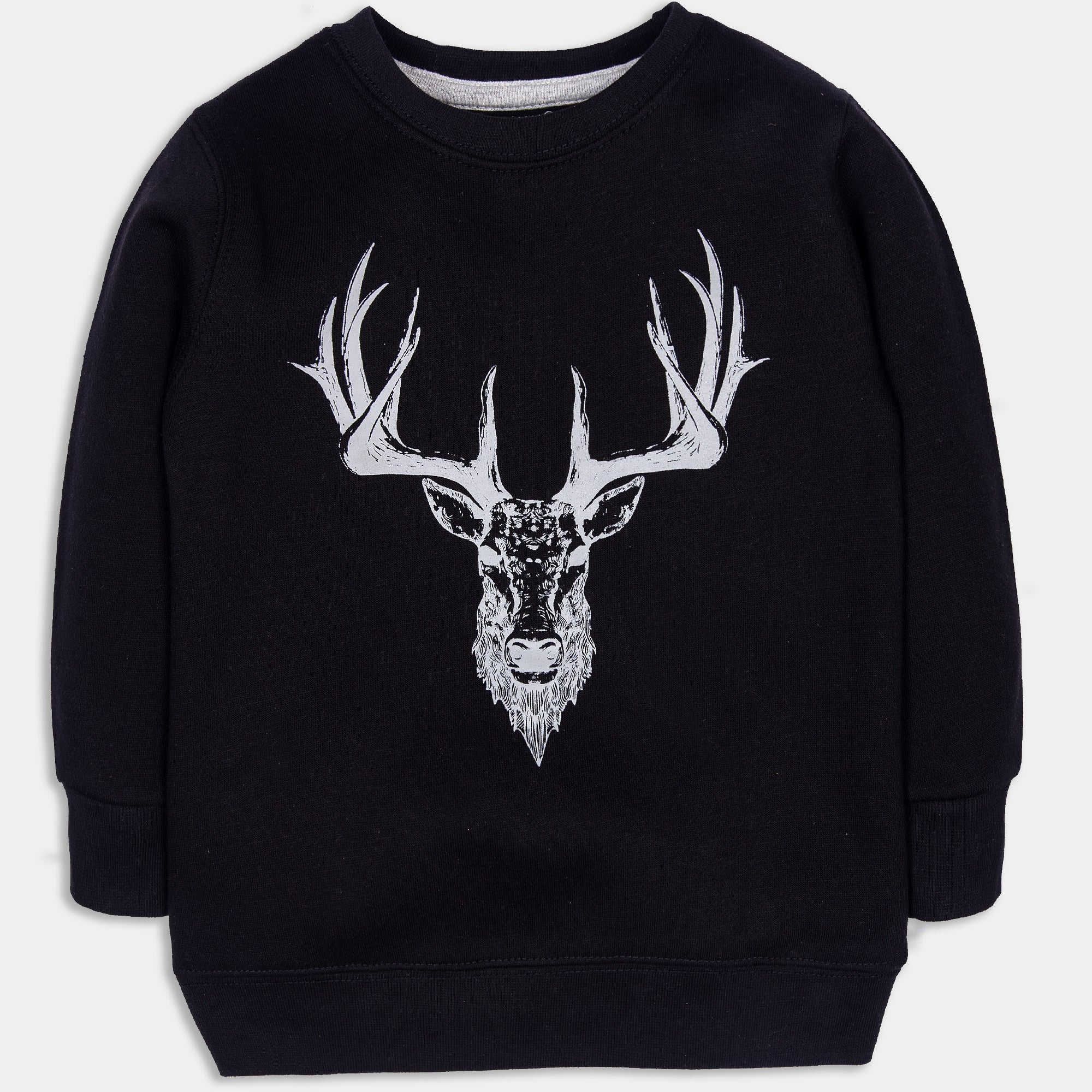 Black Reindeer Sweatshirt