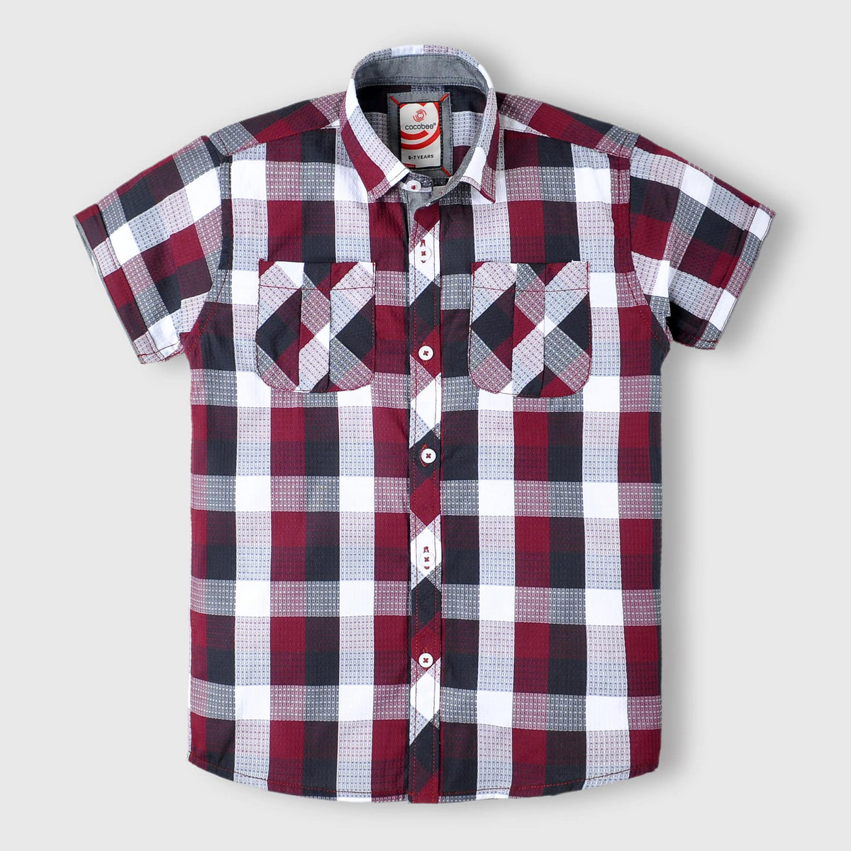 Maroon Check Shirt – cocobee