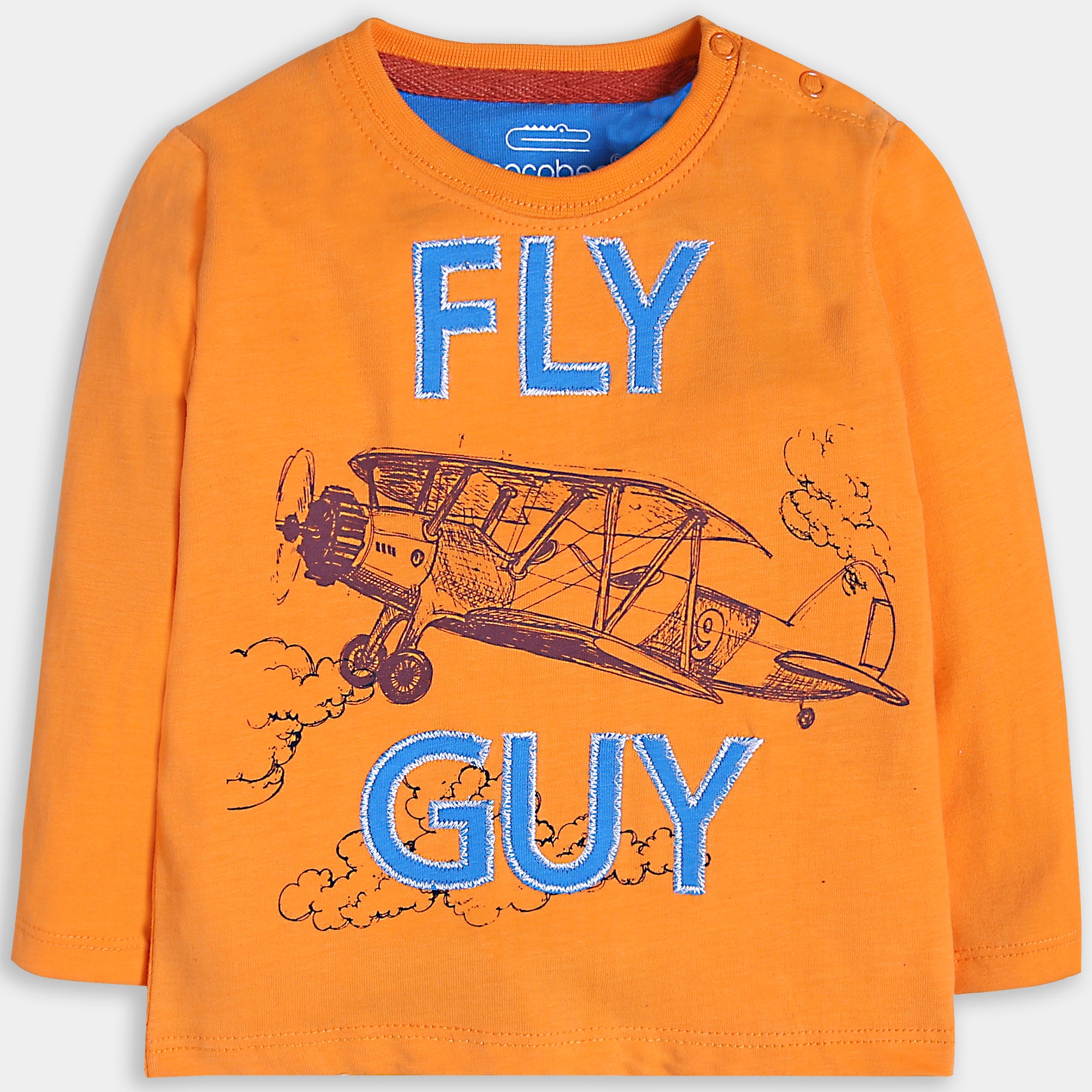 Orange Fly Guy  T Shirt