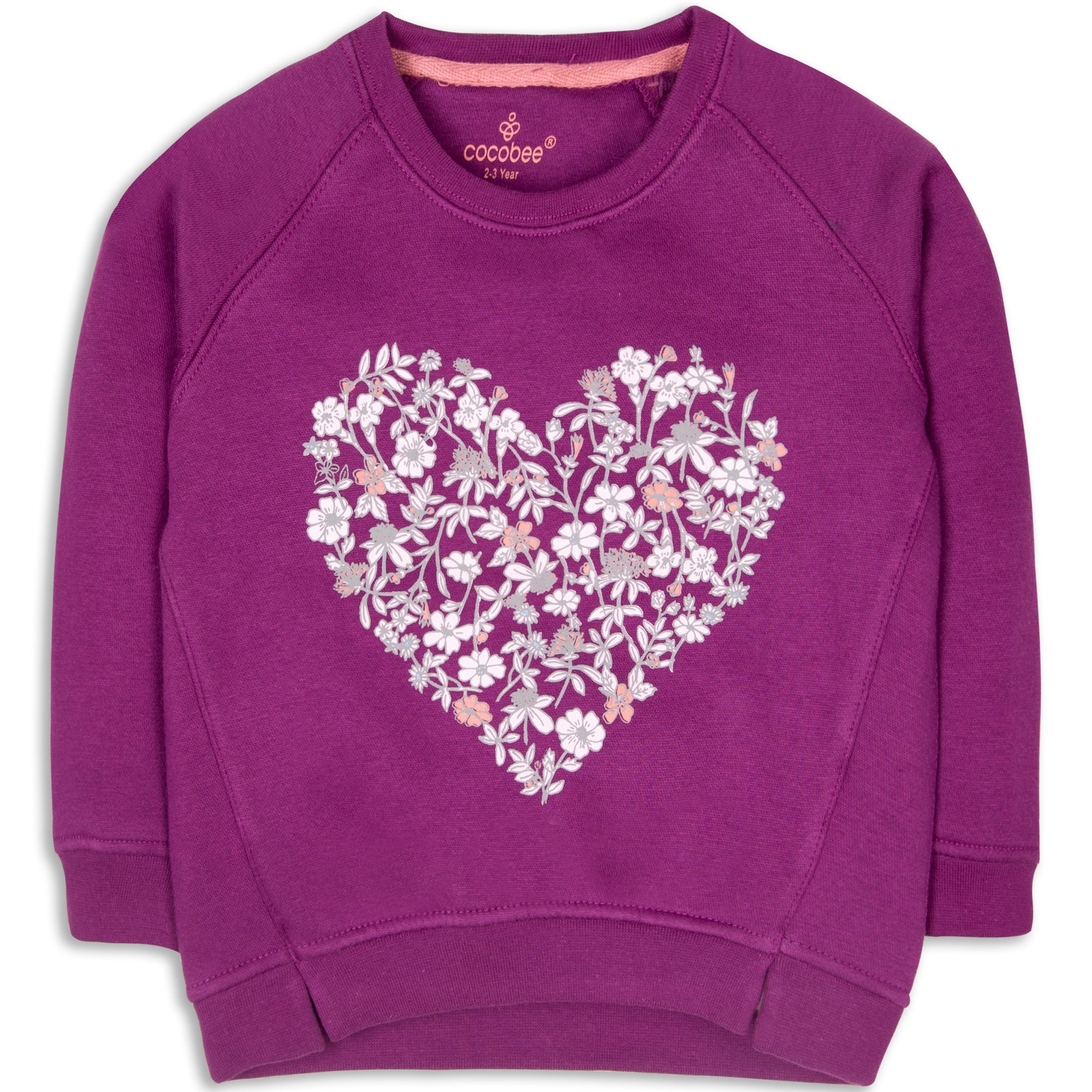 Lavendar Embroidered Sweatshirt