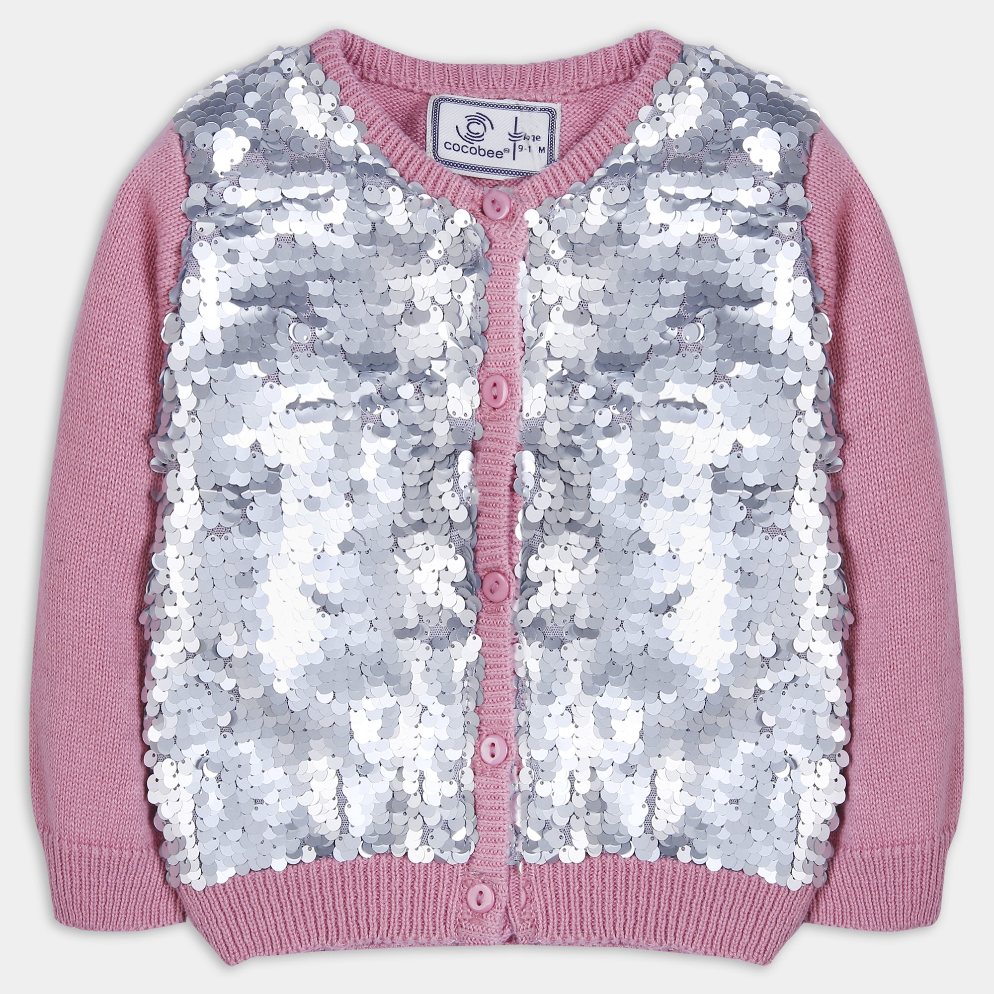 Pink Sequins Sweater