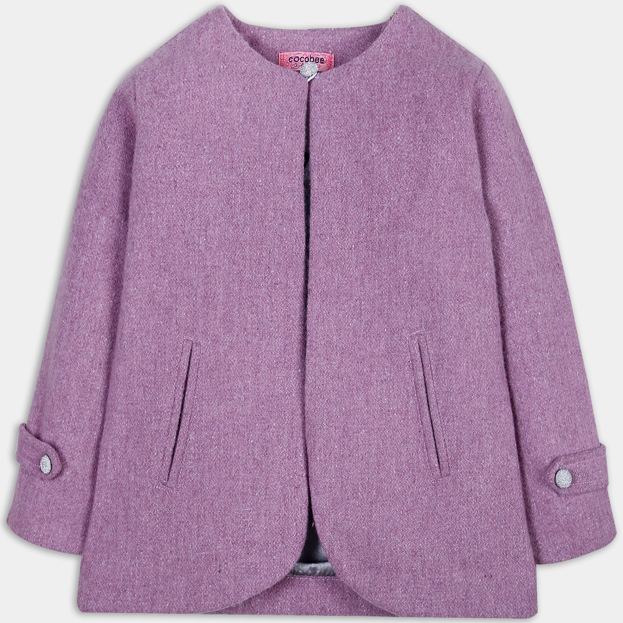 Lavender Tweed Coat