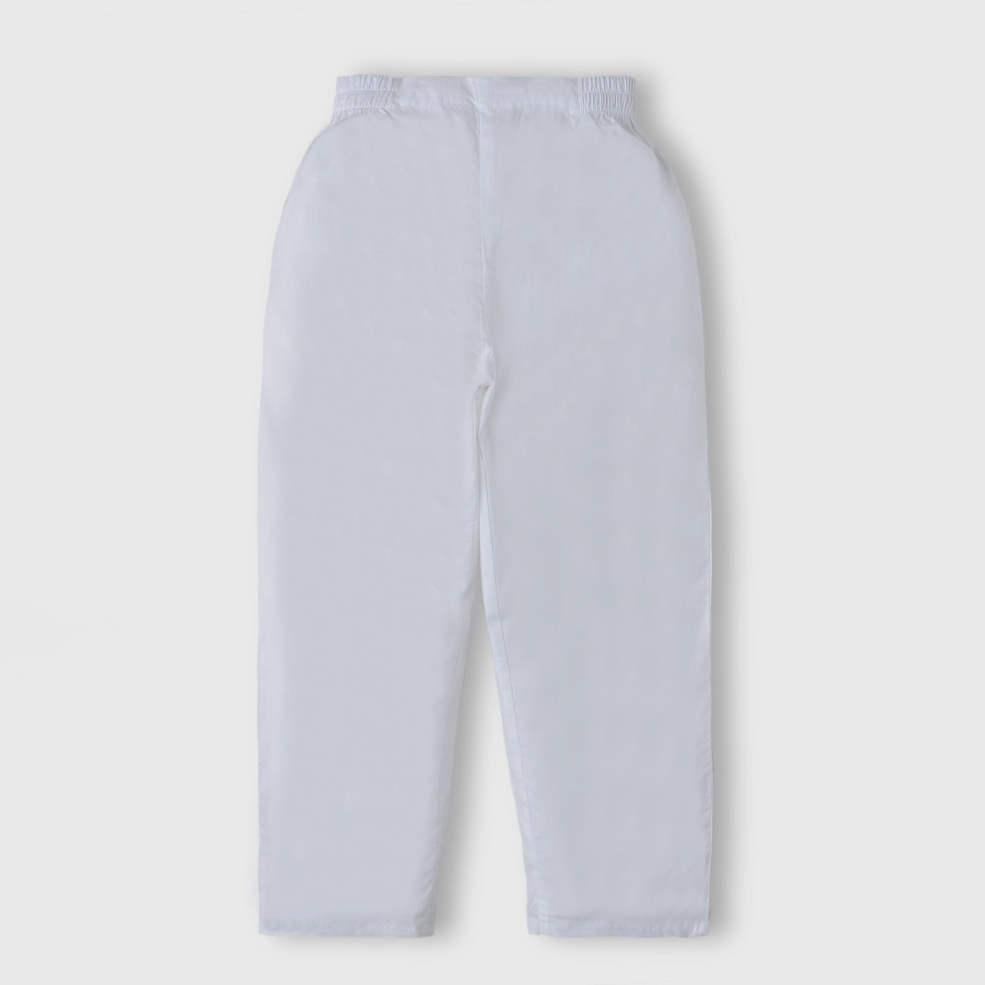 Basic White Trousers